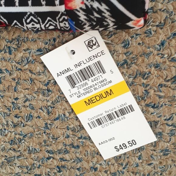 JM Collection Flower Print Skirt SIZE M - Picture 3 of 5